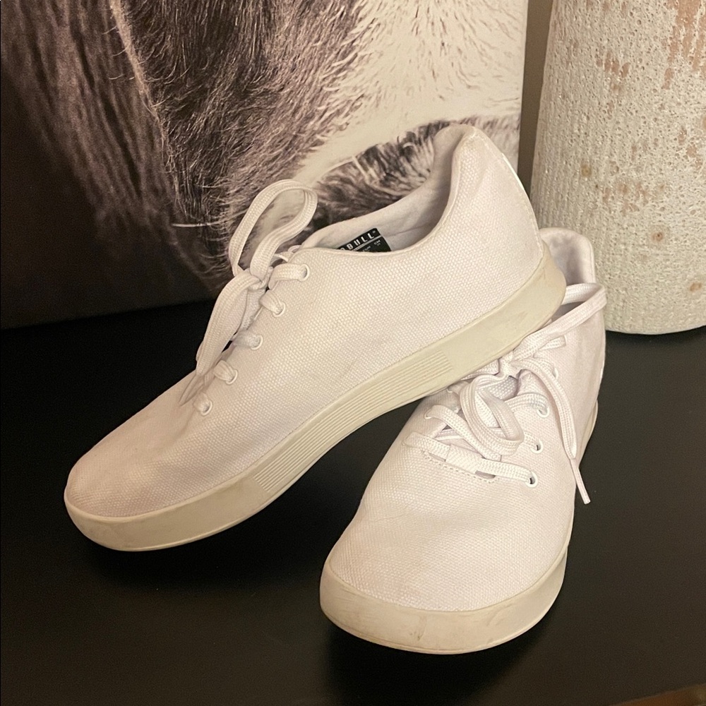 NOBULL White Canvas Sneakers
